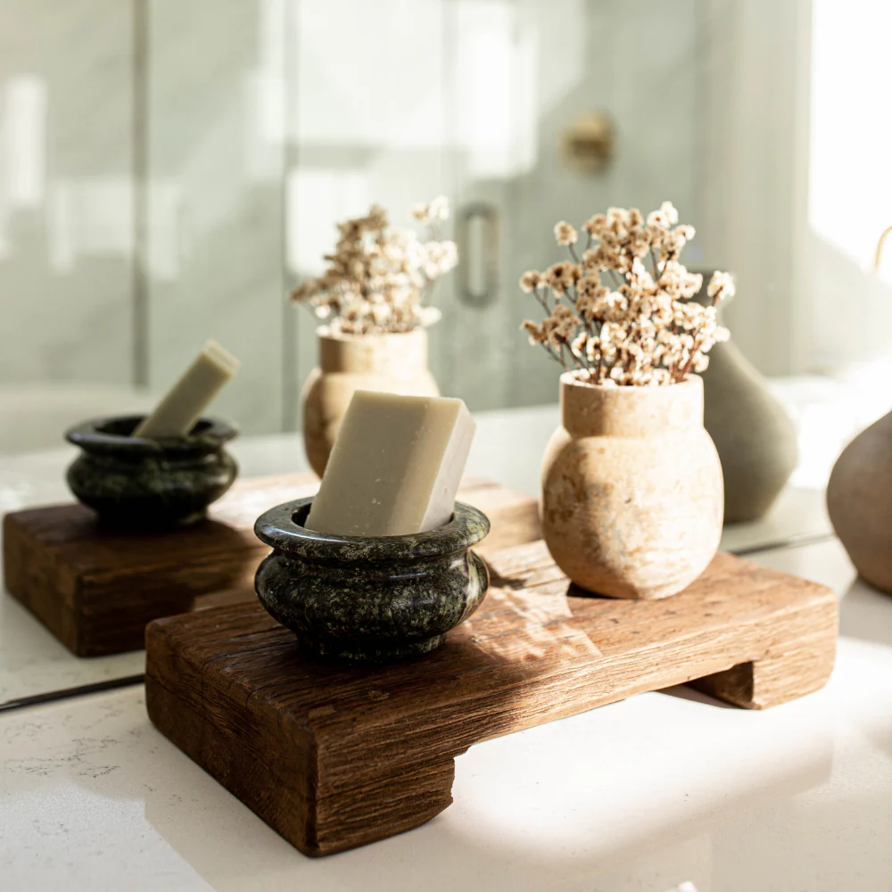 Green Bidasar Stone Bowl - Image 4