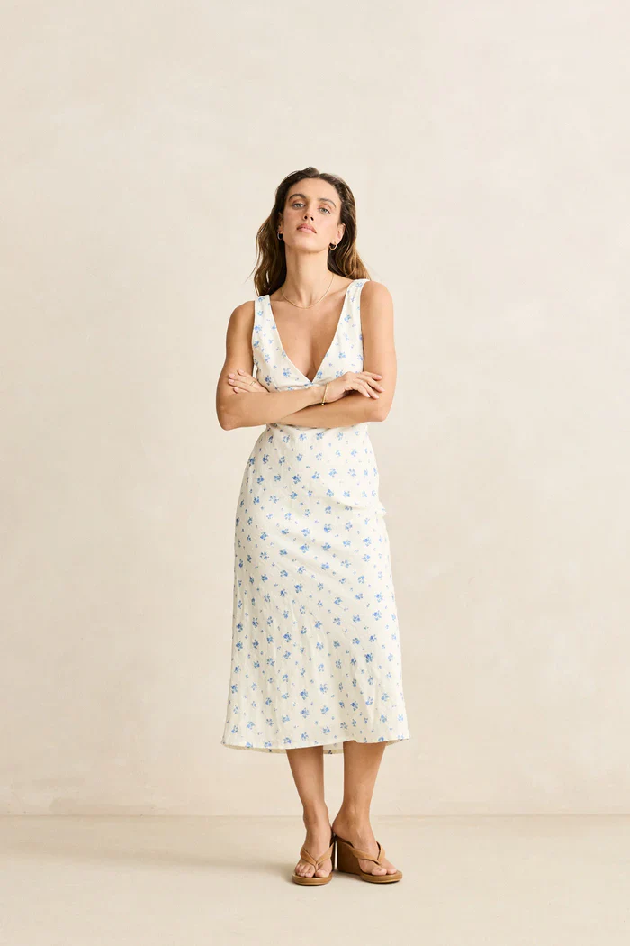 Dahlia Bias Cut Dress - Image 5