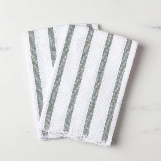 Dish Cloth Basketweave London Gray - Image 2