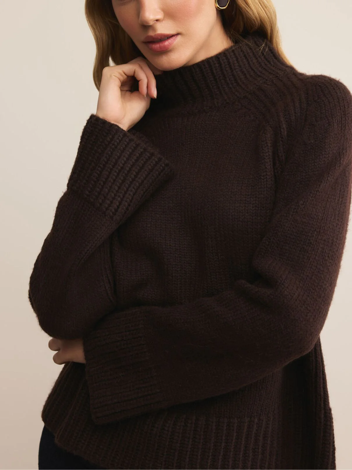 Emerge Funnel Neck Sweater - Image 2