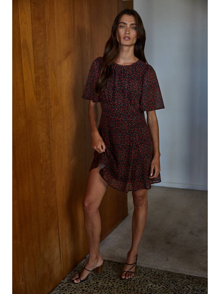 Meadow Muse Floral Mini Dress - Image 3