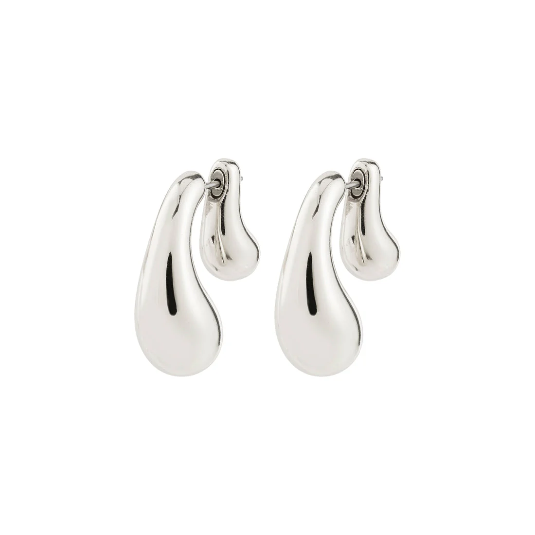 Jennings Double Drop Earrings Silver - Image 3