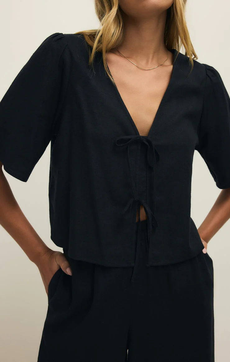 La Belle Linen Top - Image 3