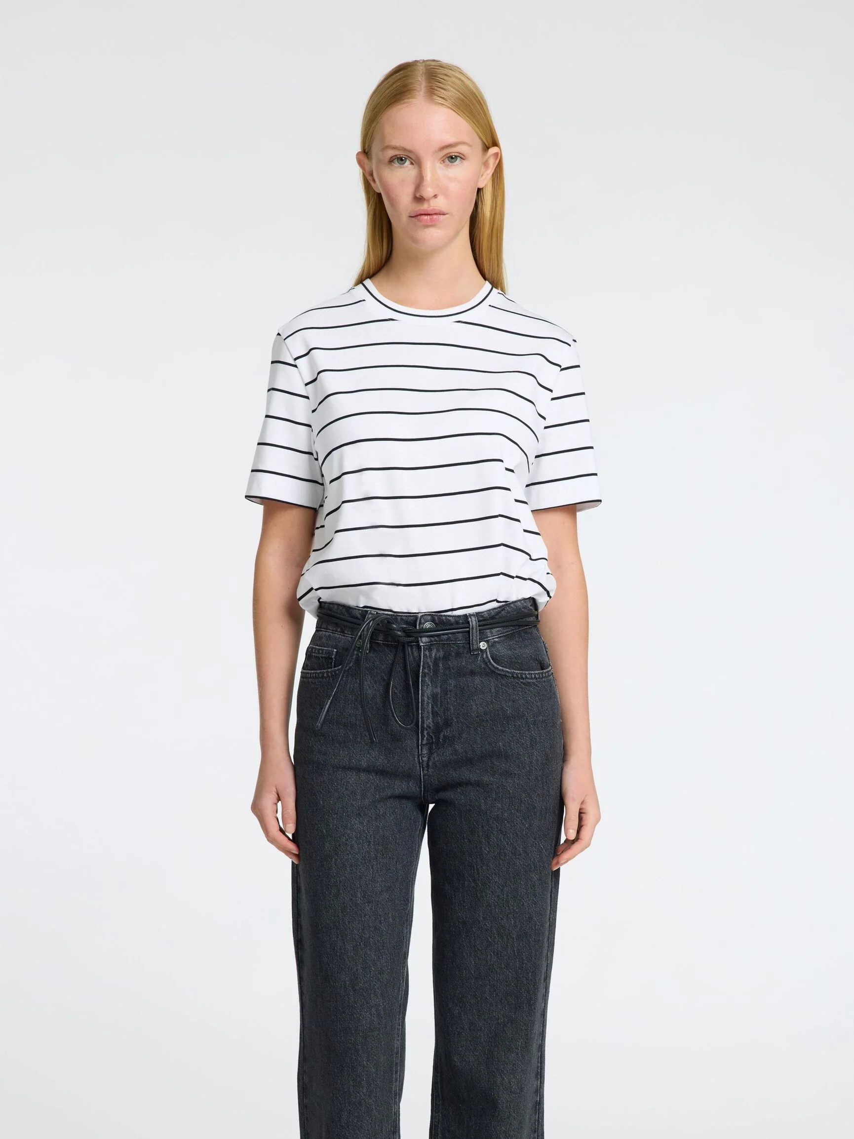 Striped Boxy Tee - Image 4