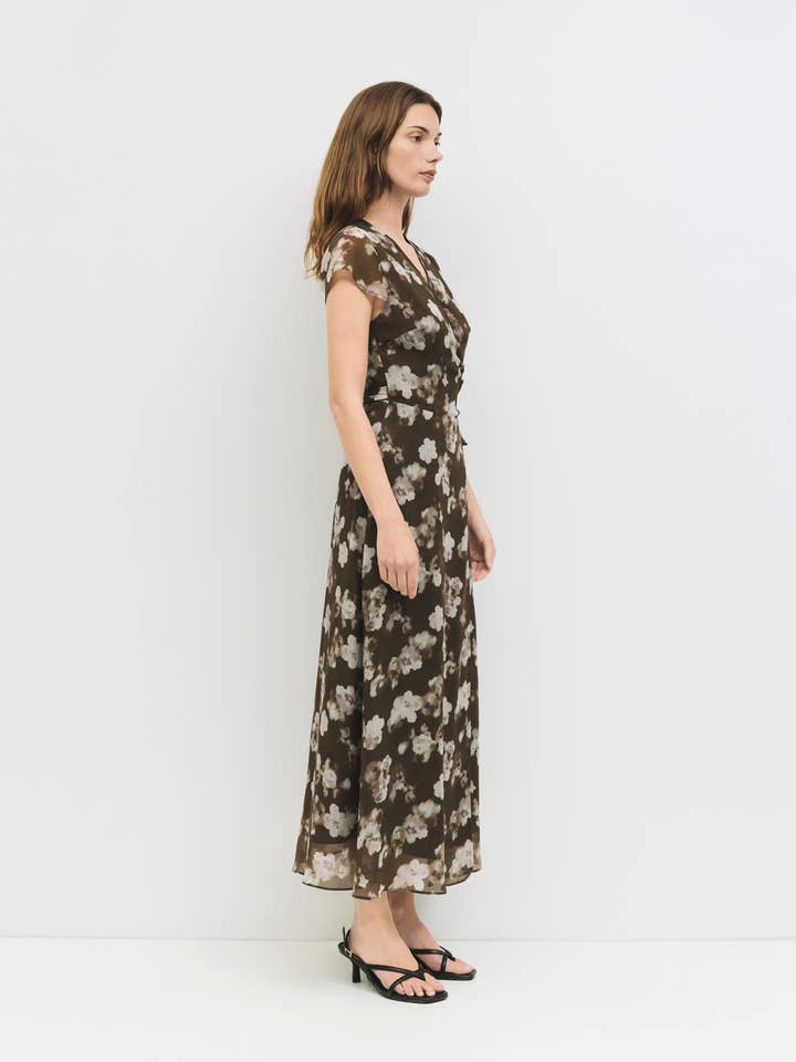 The Paula Wrap Floral Dress - Image 4